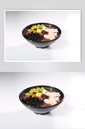 红豆芋圆甜品高清甜品营养健康摄影图