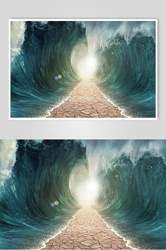 海浪图片创意海浪摄影图