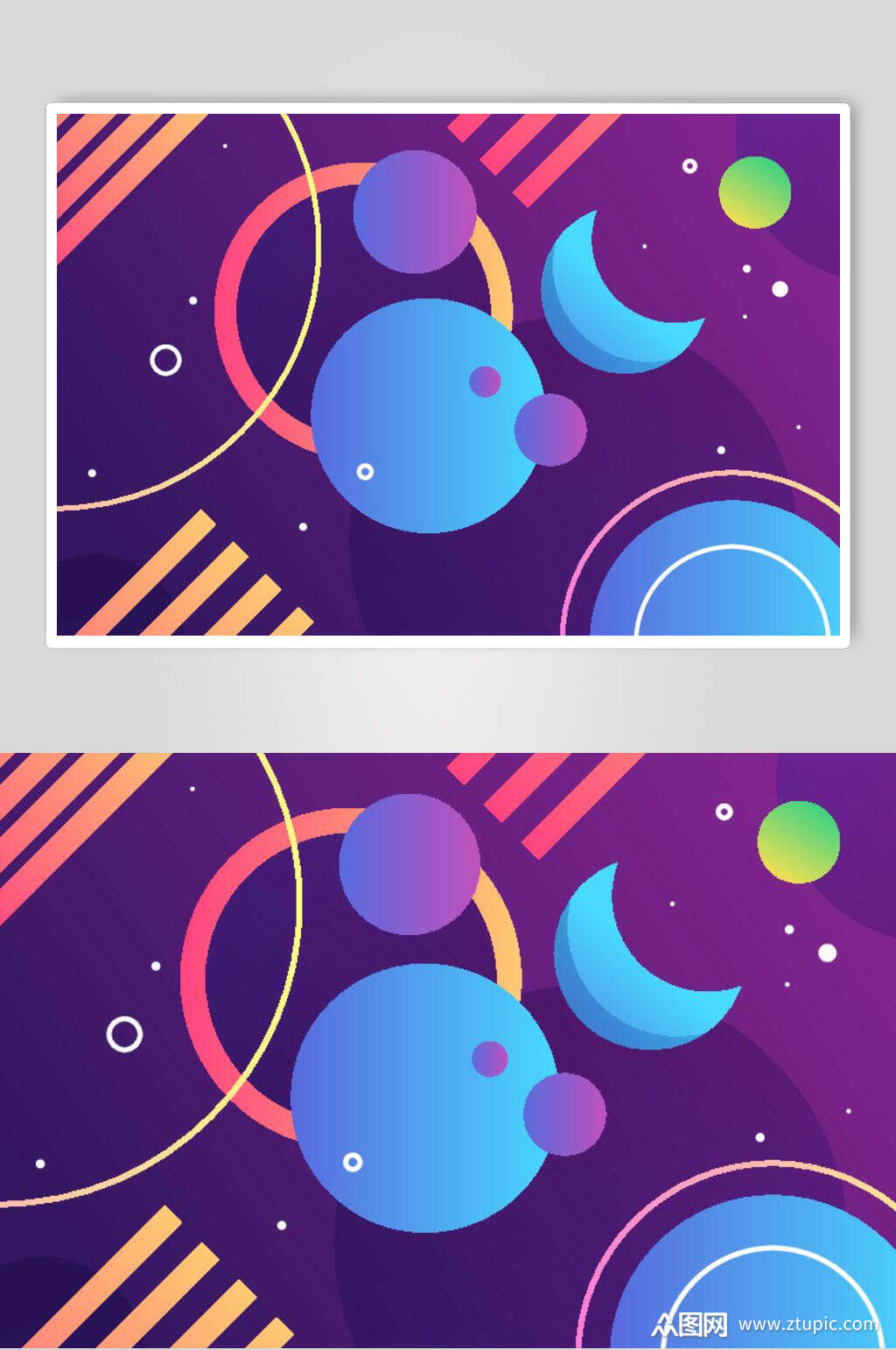 时尚色彩炫彩背景海报模板下载-编号1584115-众图网