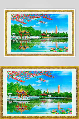 桂林山水公园风景海报