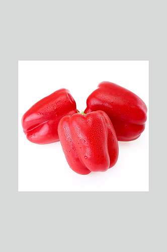 色香俱全的红甜椒图片