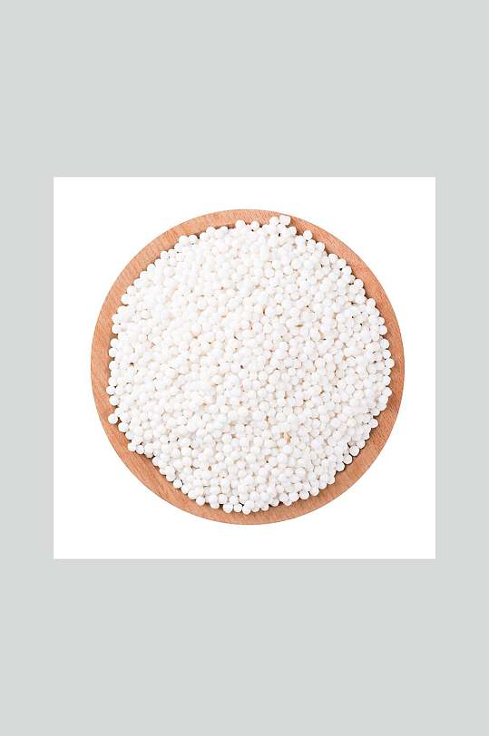 雪白西米摄影图