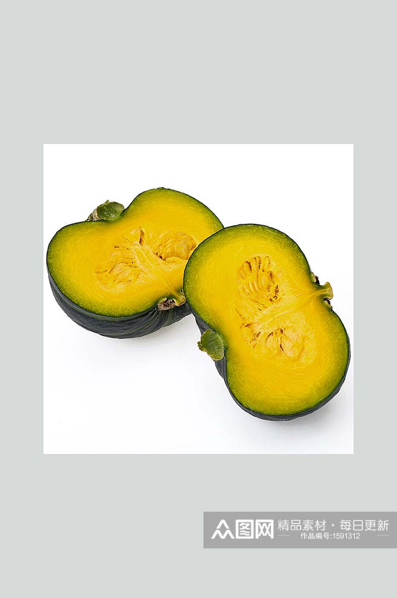 南瓜绿色健康蔬菜摄影图素材