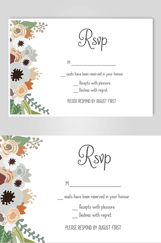 手绘画邀请函图片-手绘画邀请函设计素材-手绘画邀请函模板下载