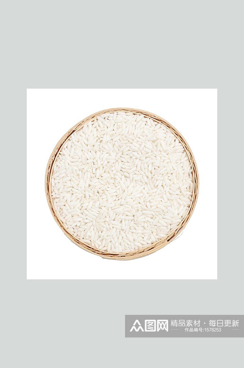 米色香糯糯米高清图片素材