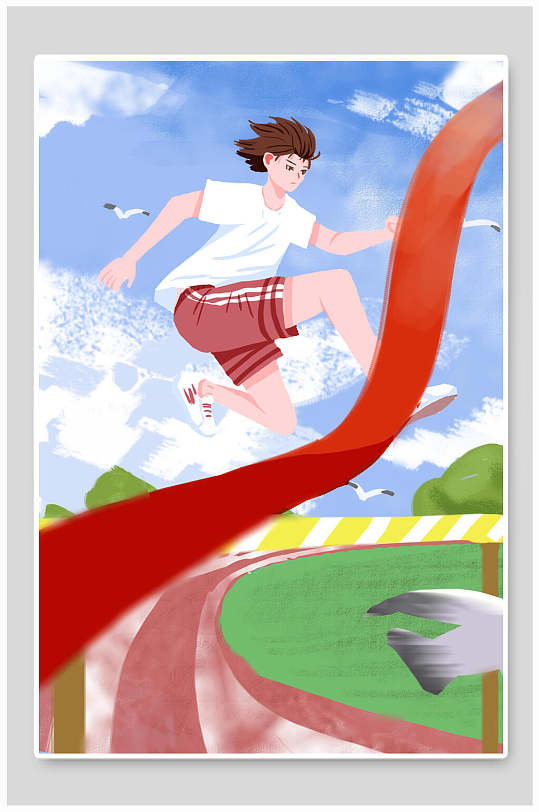 五四青年节我们正青春通用海报