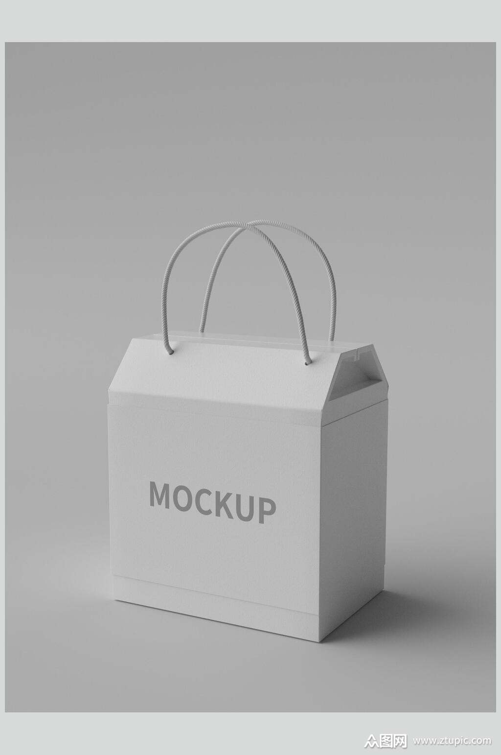 手提礼盒包装效果图模板下载-编号1649025-众图网