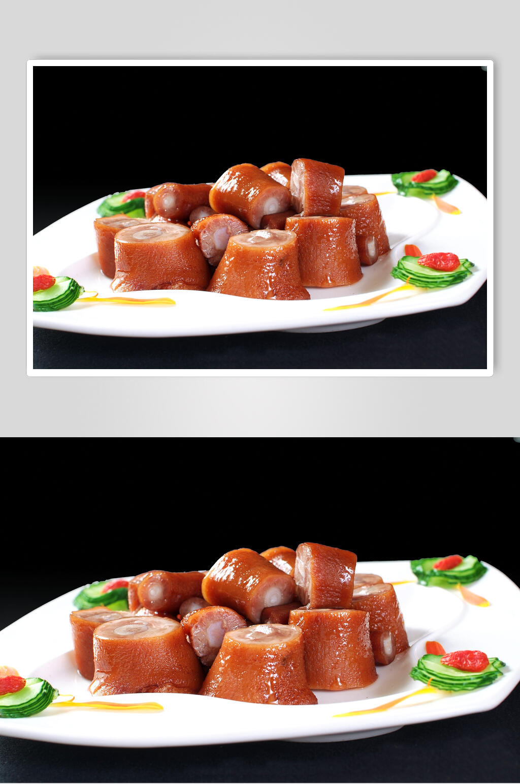 卤猪尾美食摄影图片素材