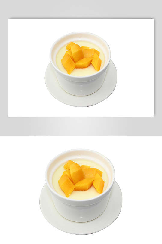 甜品芒果鲜奶高清图片
