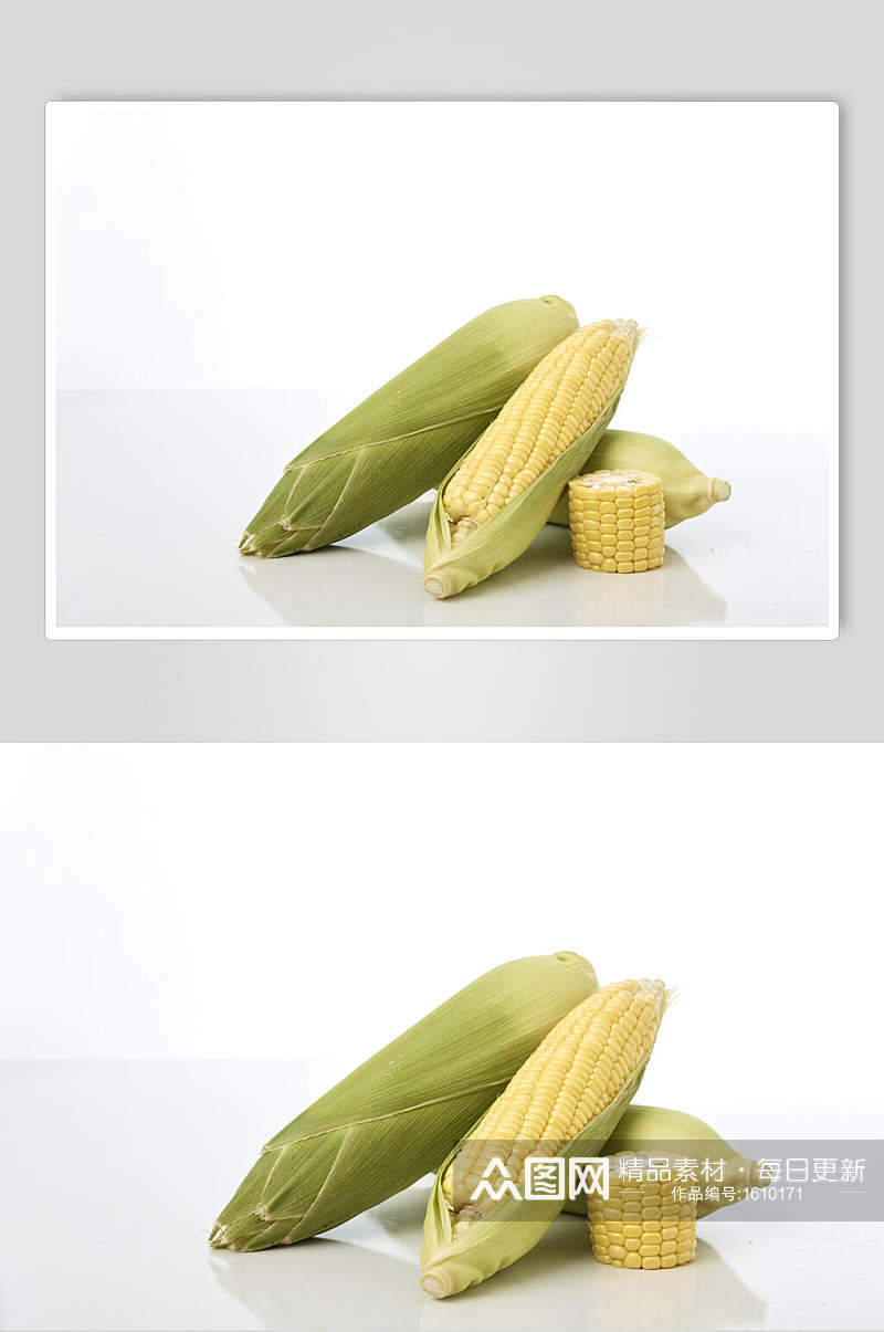 新鲜玉米高清图片素材