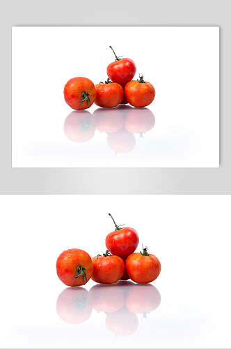西红柿西兰花食品美食图片