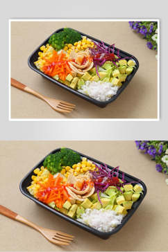 素食沙拉摄影高清图片