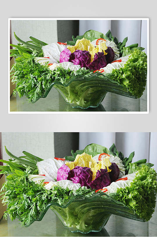 蔬菜大拼绿色营养摄影图