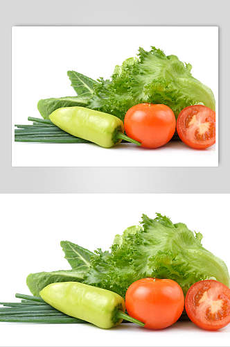 西红柿蔬菜集锦摄影图片
