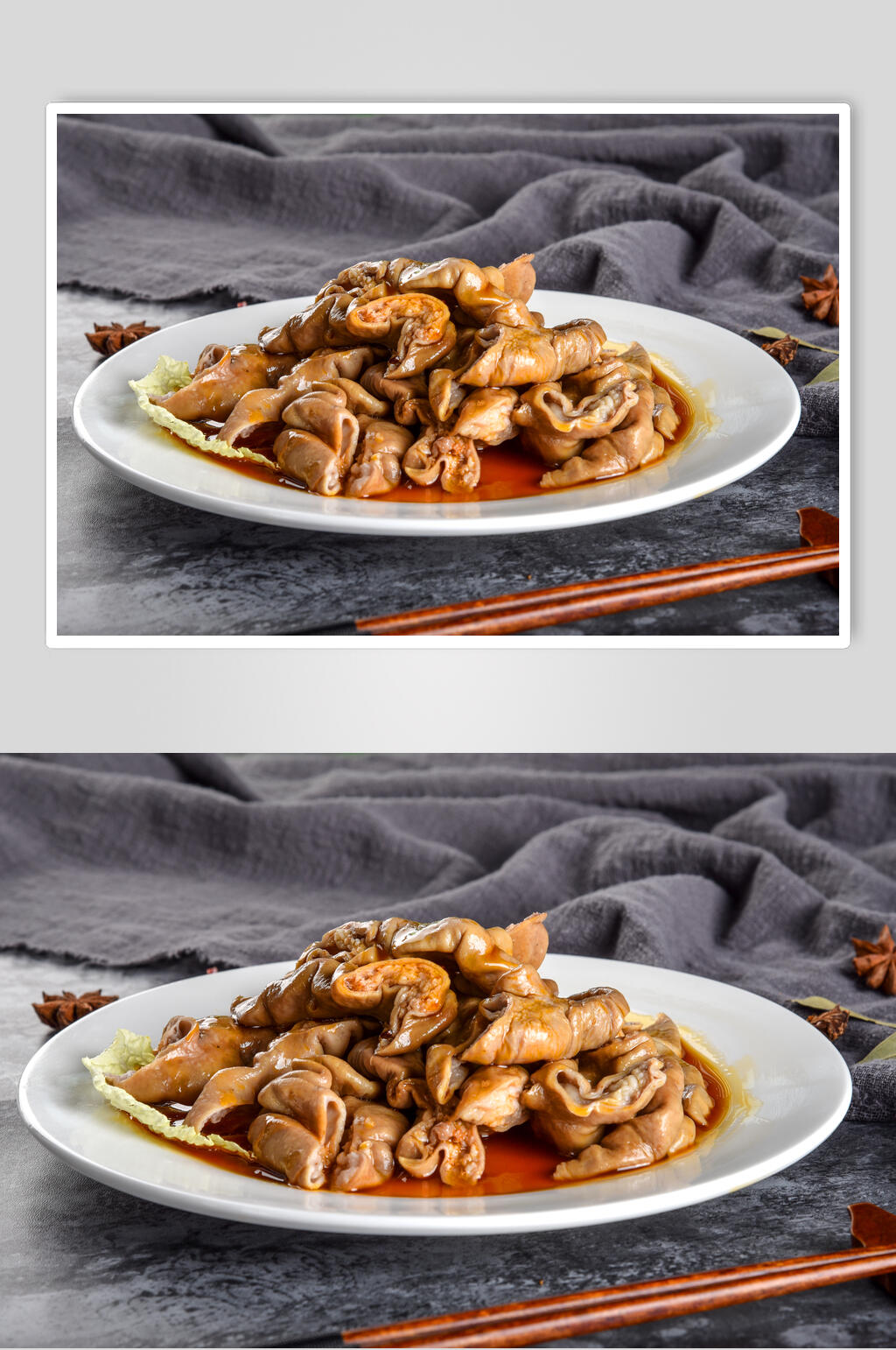 鸭肠美食摄影图片素材