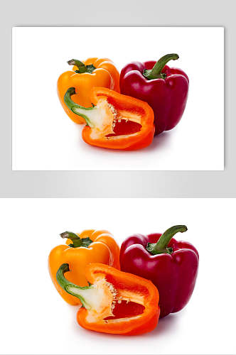 彩椒蔬菜营养摄影图