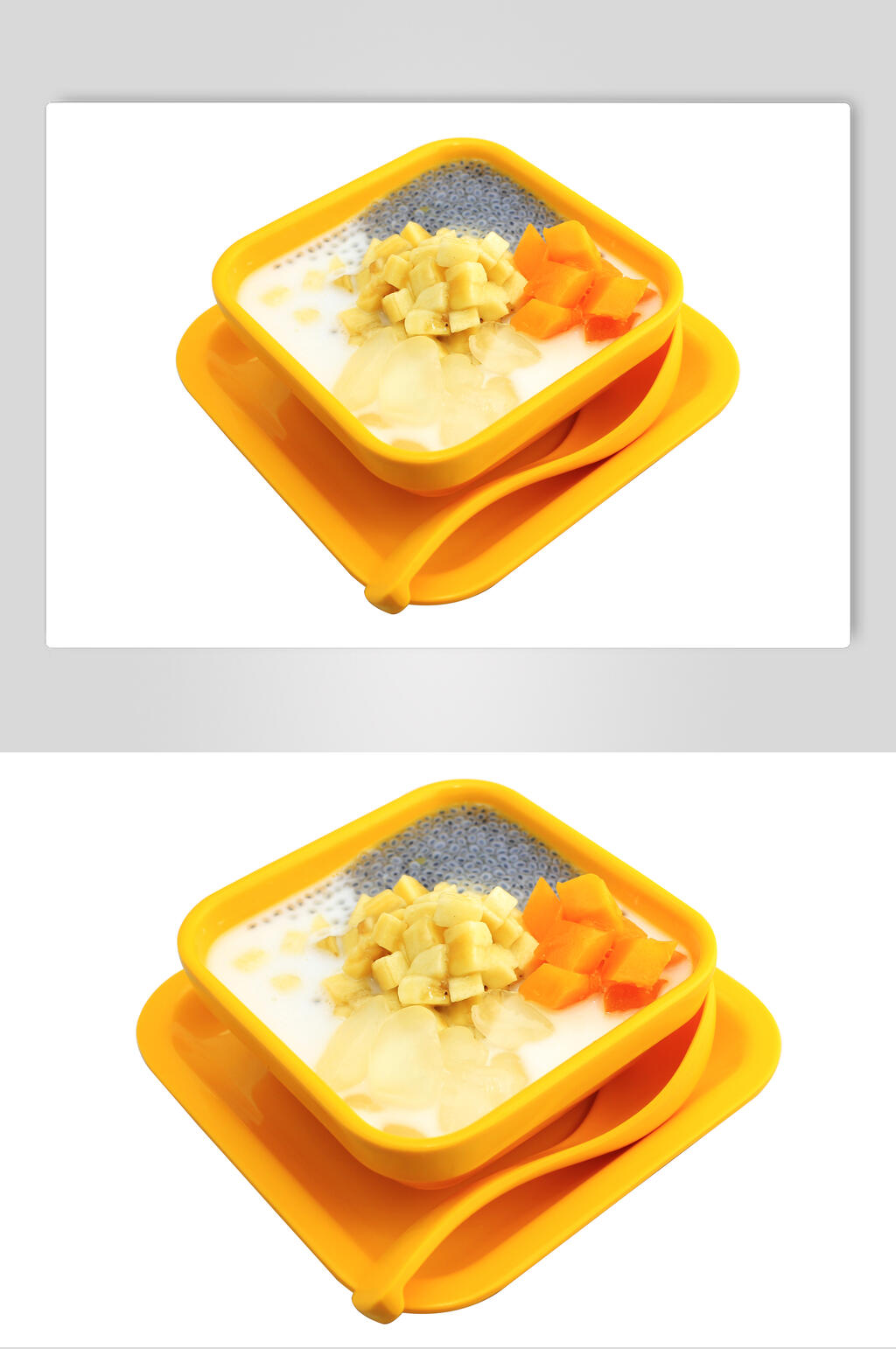 甜品水果捞高清图片素材