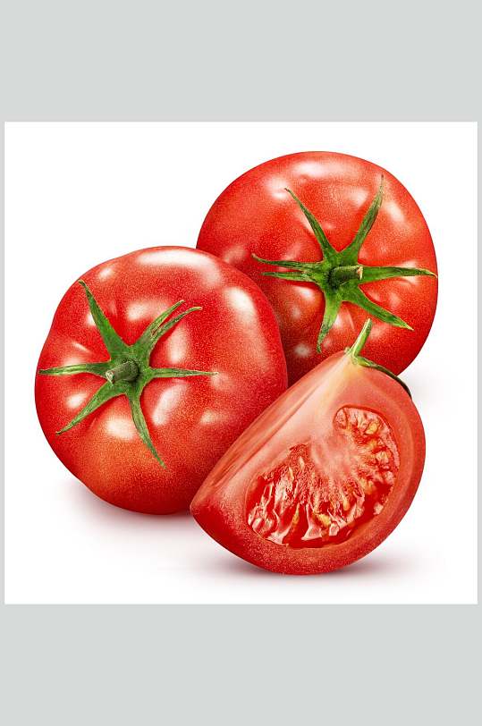 新鲜西红柿摄影高清图片