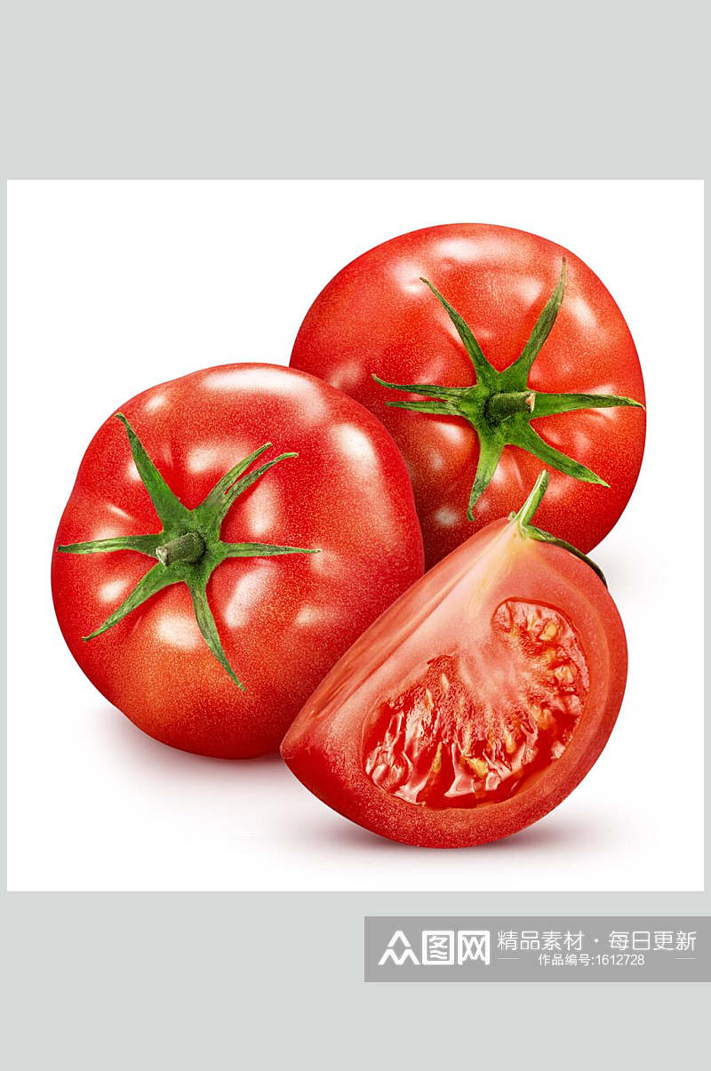 新鲜西红柿摄影高清图片素材