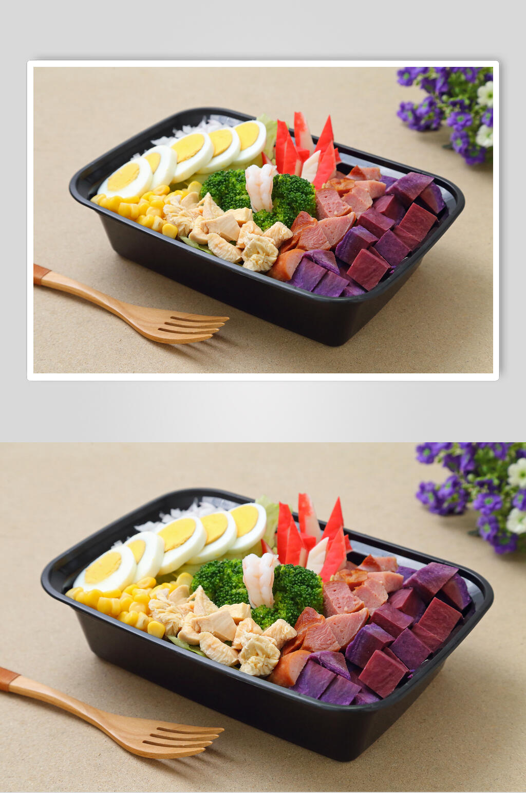 低脂素食沙拉高清图片素材