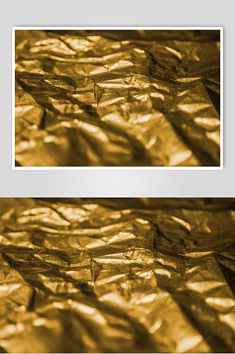 金色纸纹金箔纸褶皱高清图片