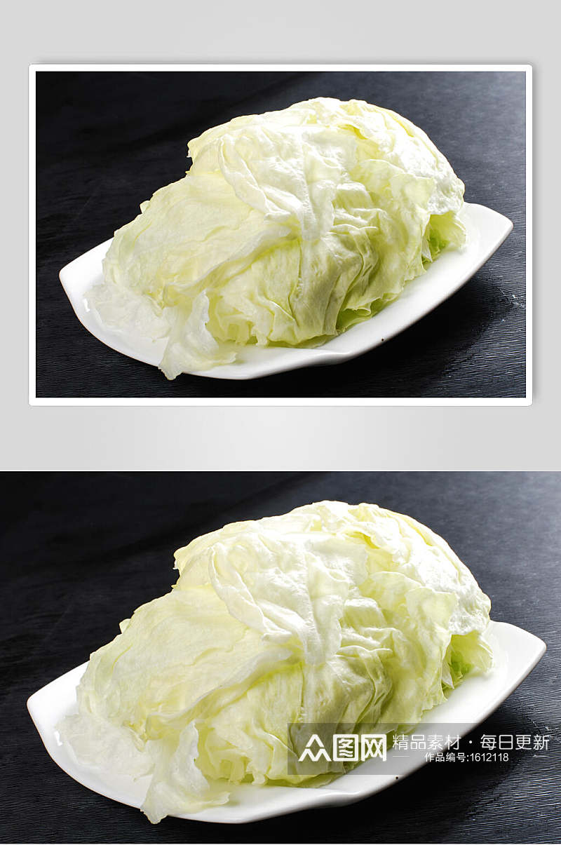 圆生菜蔬菜健康摄影图素材