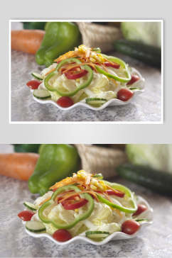 蔬菜沙拉摄影图片
