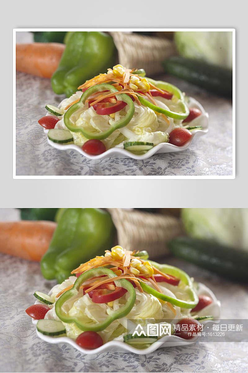 蔬菜沙拉摄影图片素材