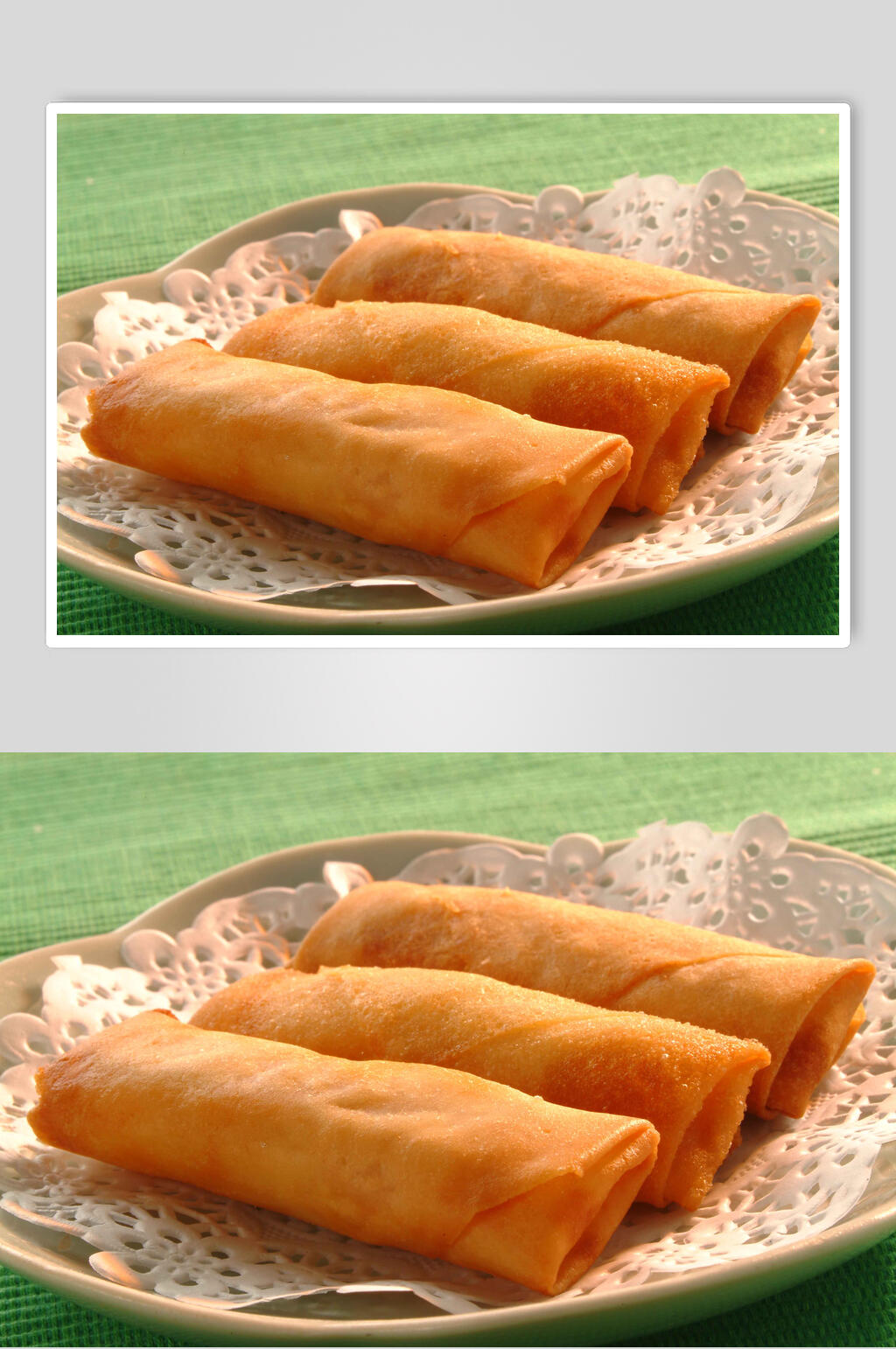美味春卷美食高清摄影图片素材