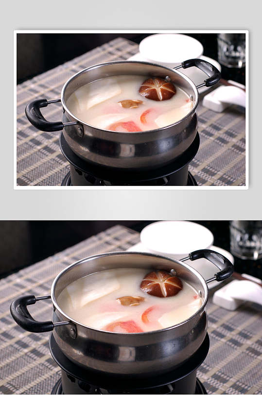 秘制汤锅美味菌王汤锅食品高清图片