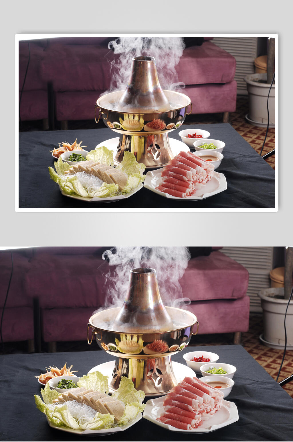 新鲜涮羊肉高清图片素材