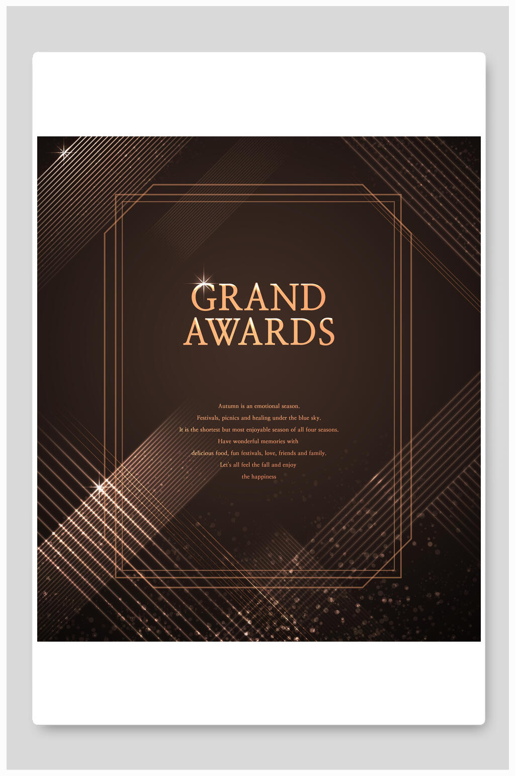 高级黑金海报背景素材模板下载-编号1633620-众图网