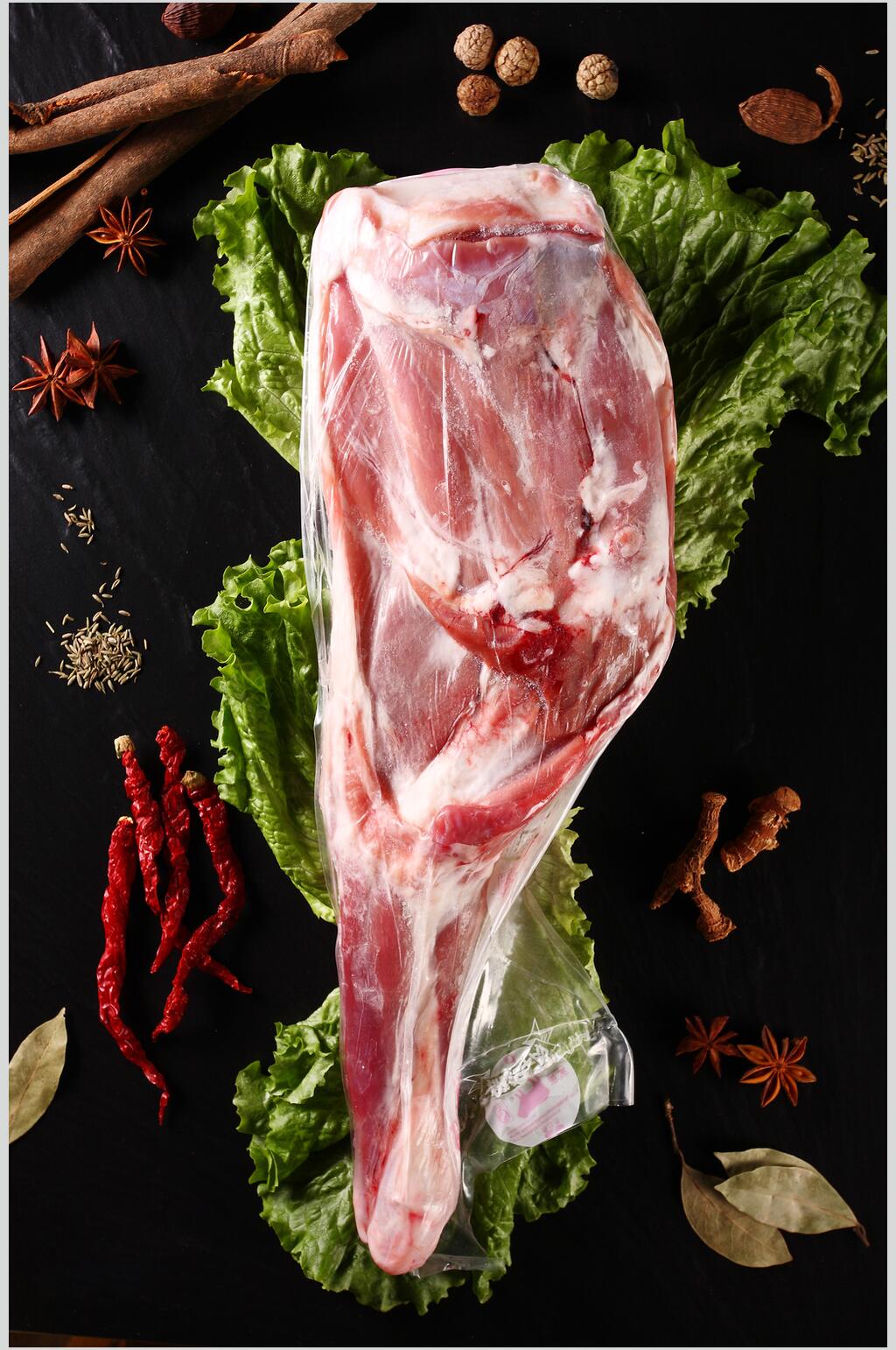 生鲜生牛肉摆盘牛扒牛排摄影图素材