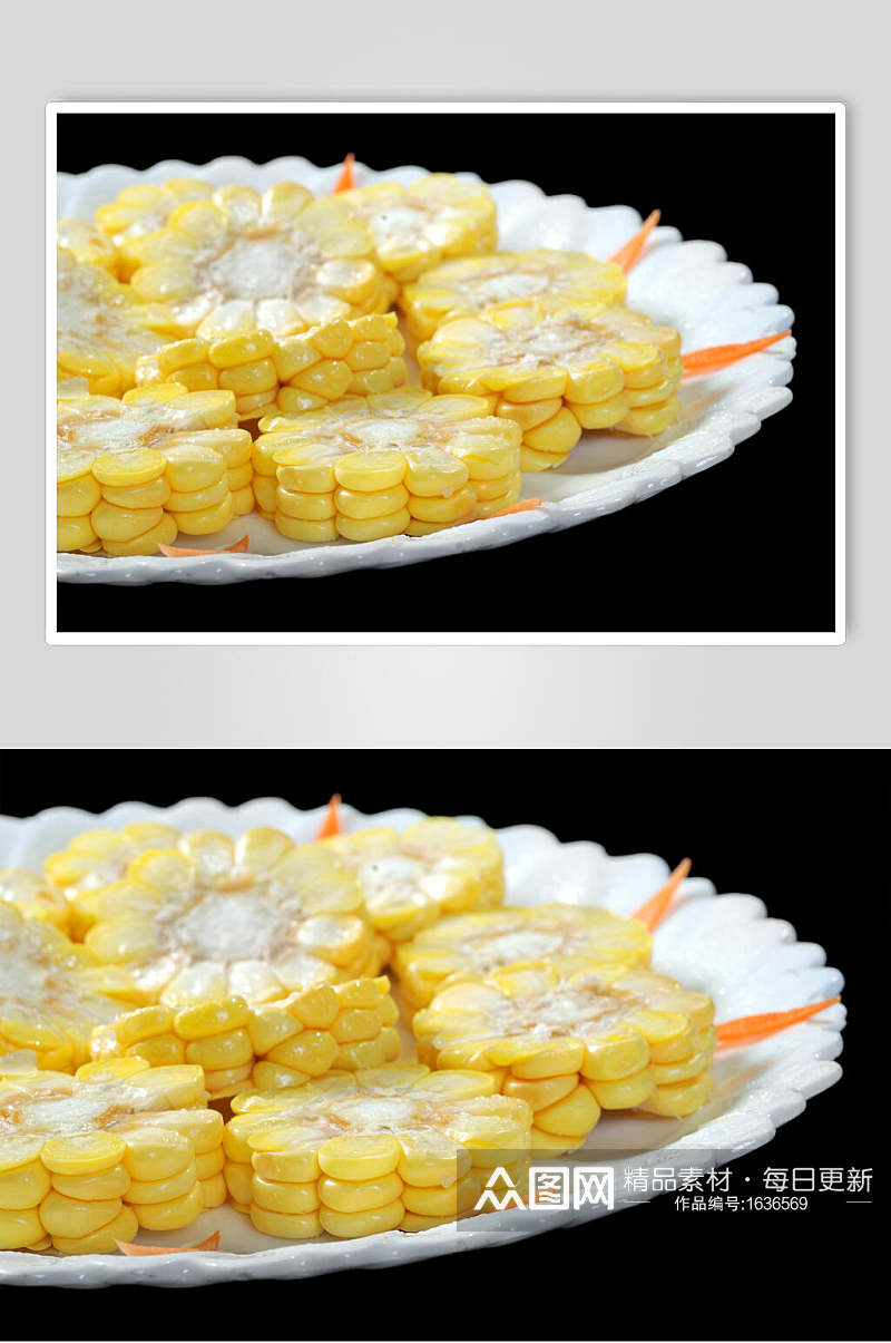 新鲜甜玉米食品摄影图片素材