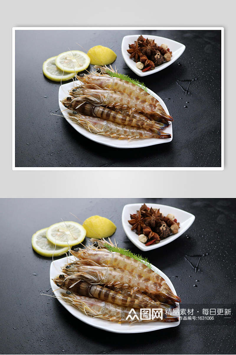 新鲜基围虾食品高清图片素材