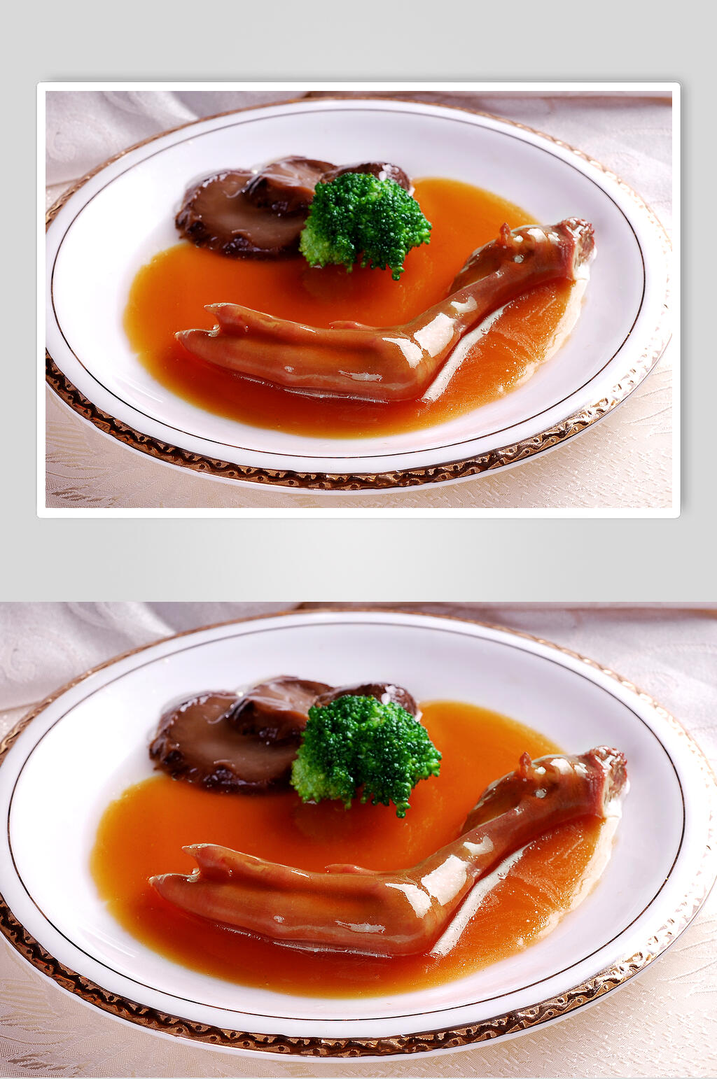 燕鲍翅鲍汁鹅掌餐饮美食图片素材