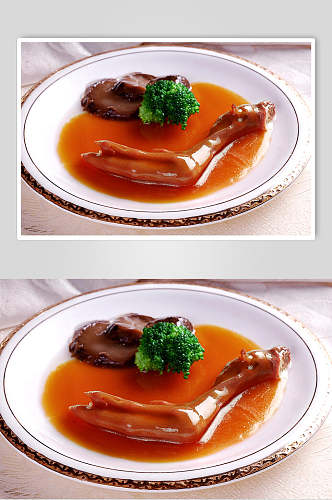 燕鲍翅鲍汁鹅掌餐饮美食图片