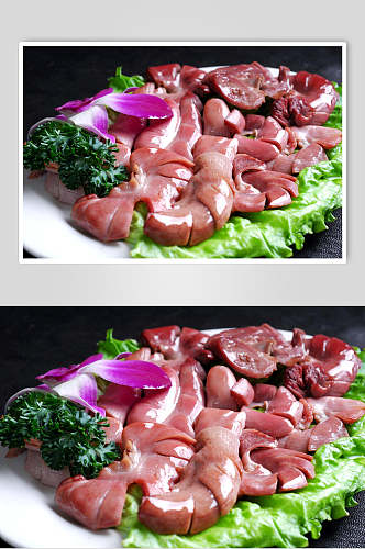 特色菜飘香猪脆肠美食高清图片