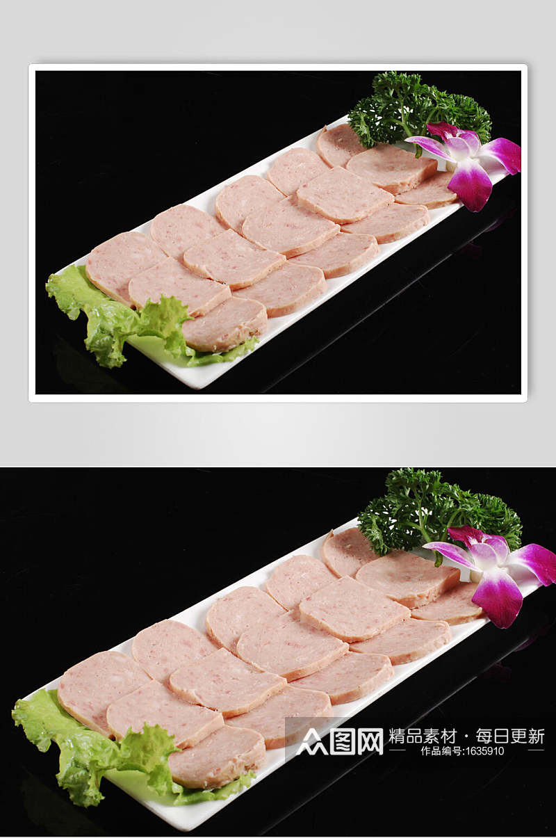 梅林午餐肉食品高清图片素材