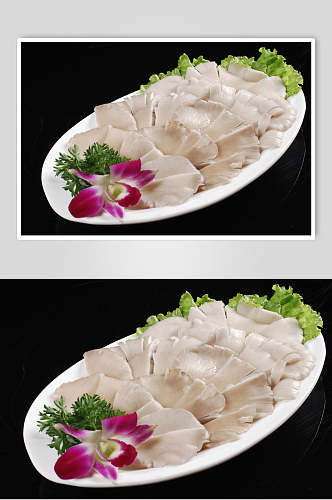 新鲜鲜平菇美食图片