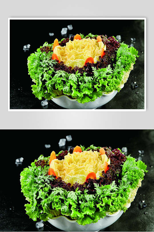 蔬菜拼盘美食图片