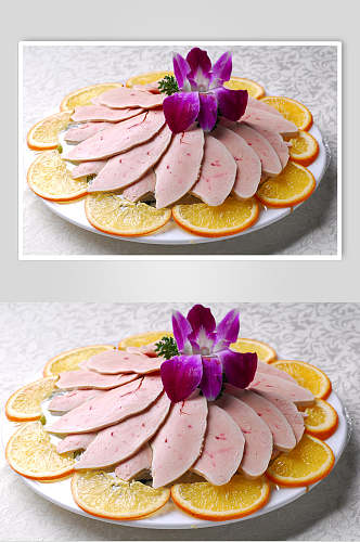 新菜系列法国鹅肝餐饮美食图片