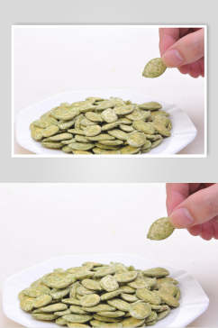 绿茶南瓜子美食图片