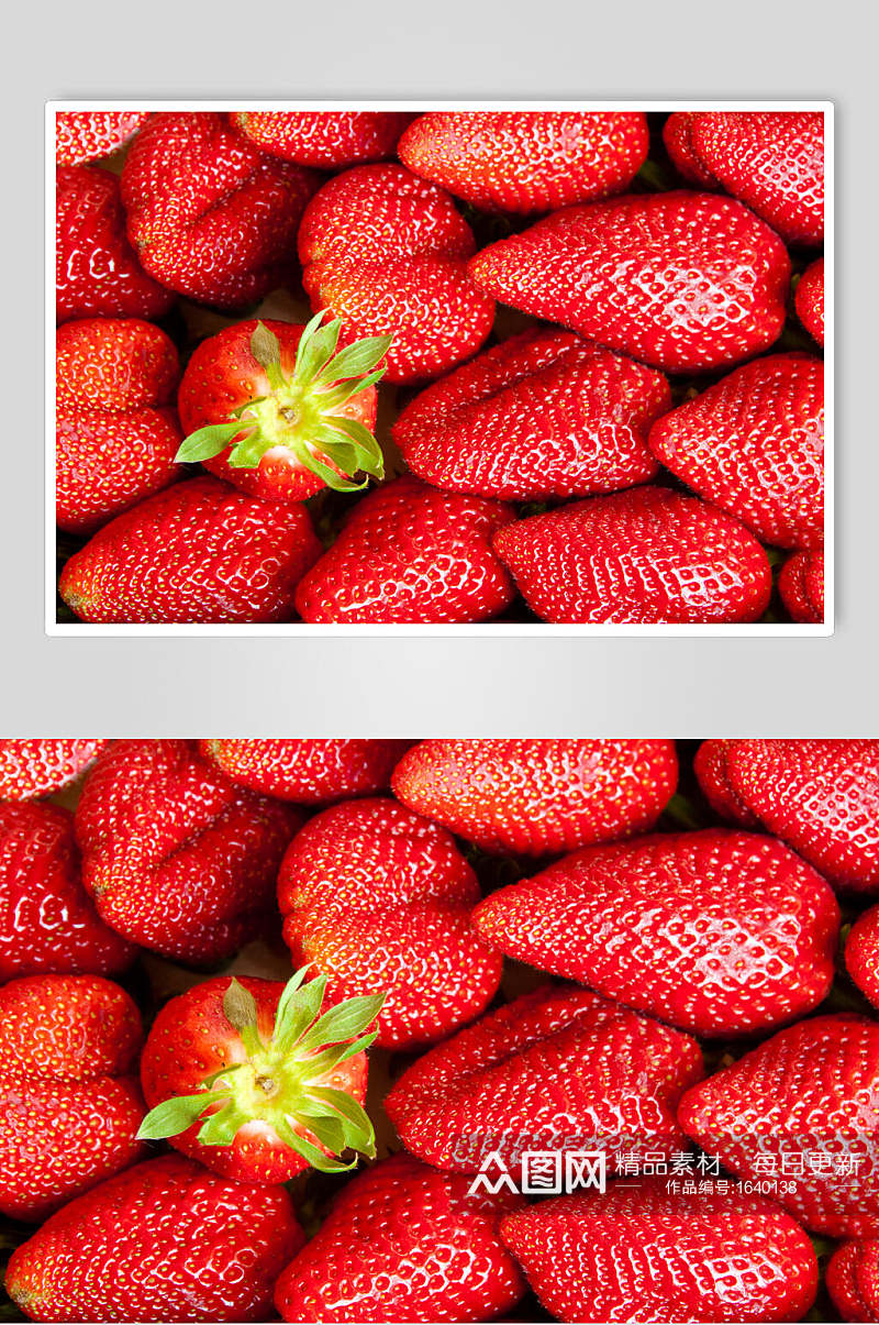 生鲜草莓批发草莓园水果摄影图素材
