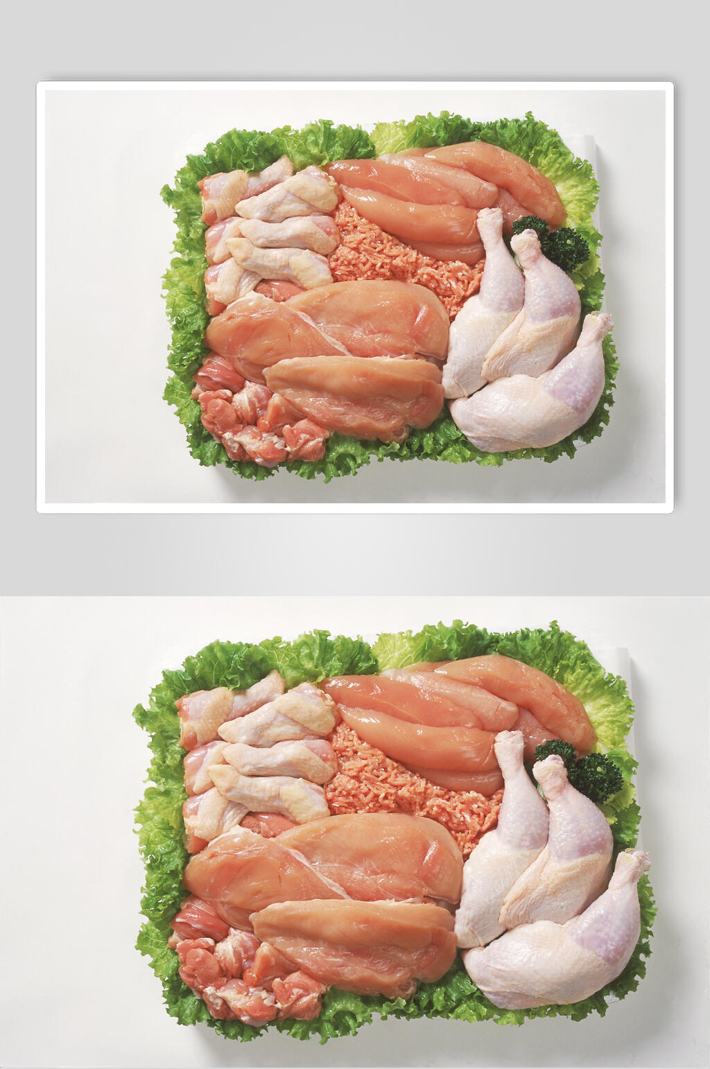 鸡腿肉鸡肉高清图片素材