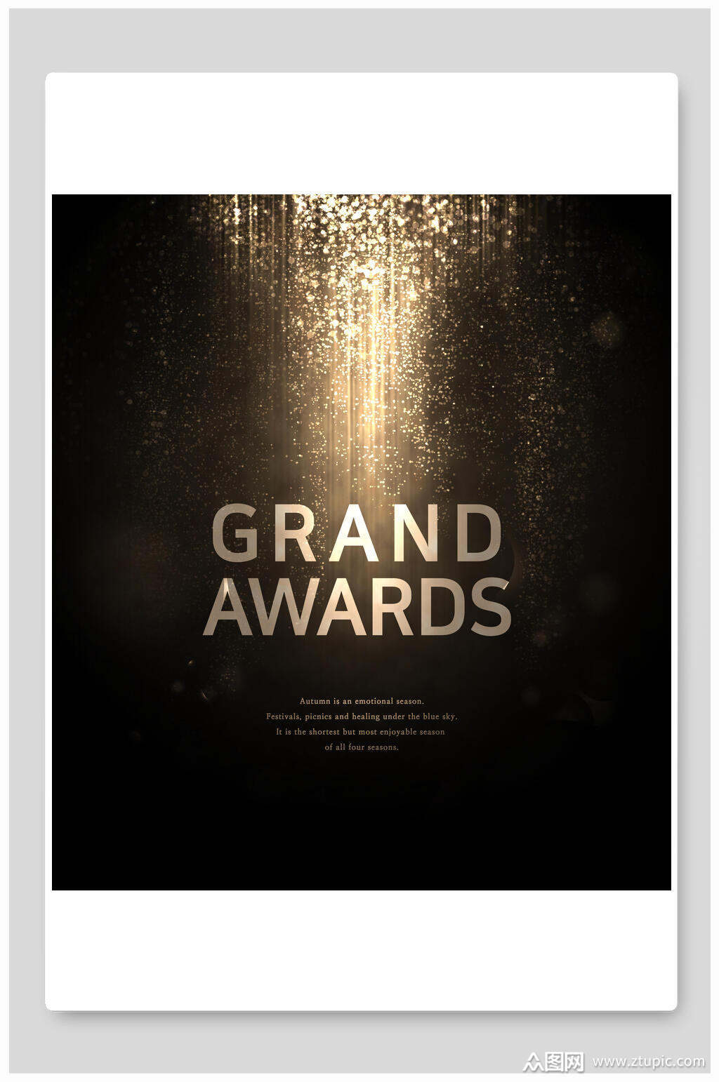 高级黑金海报背景素材素材模板下载-编号1633722-众图网