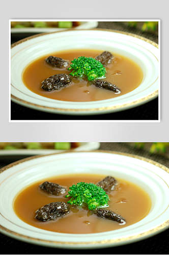 燕鲍翅羊肚菌捞饭食品美食图片
