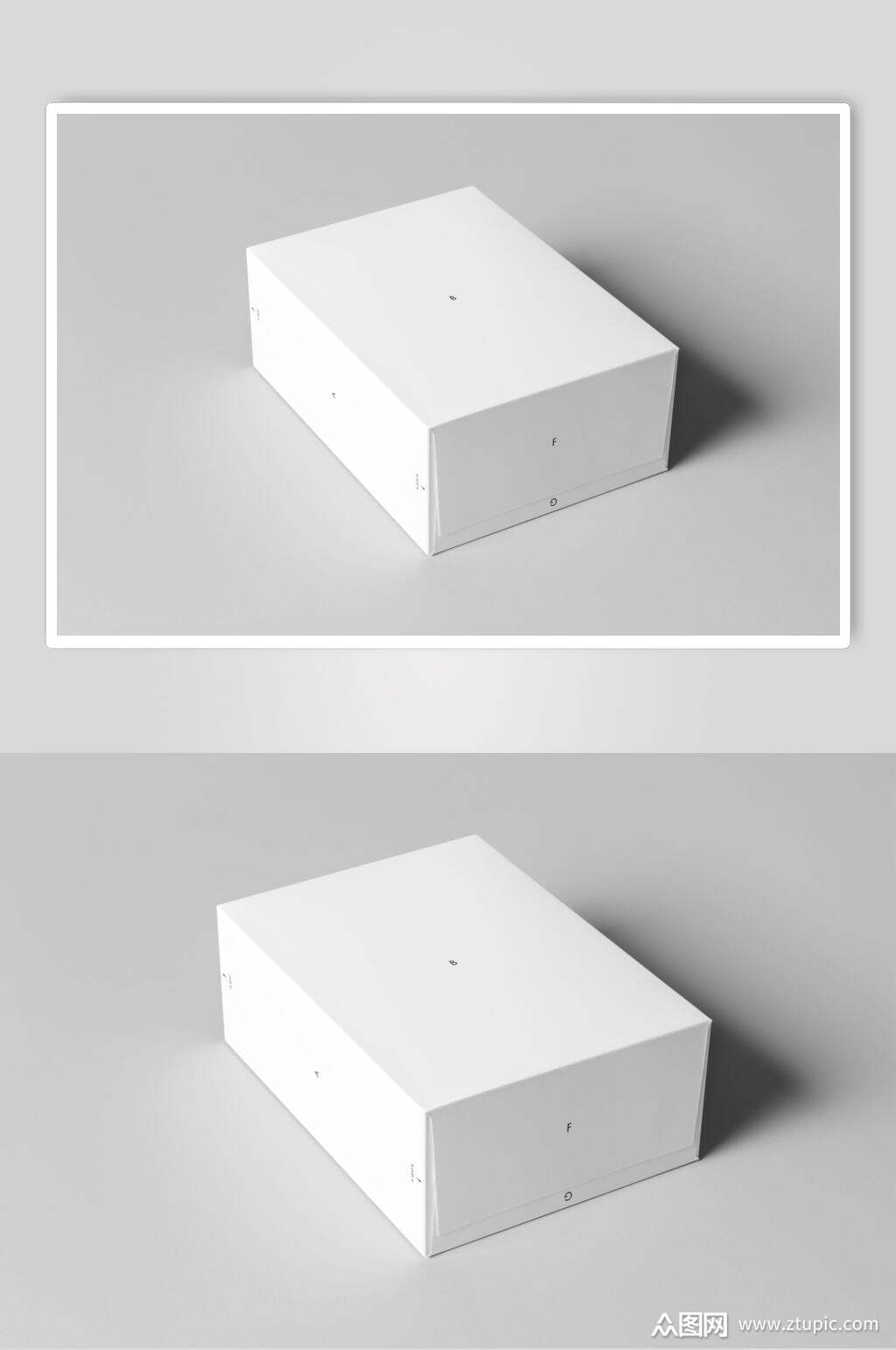空白包装样机效果图素材