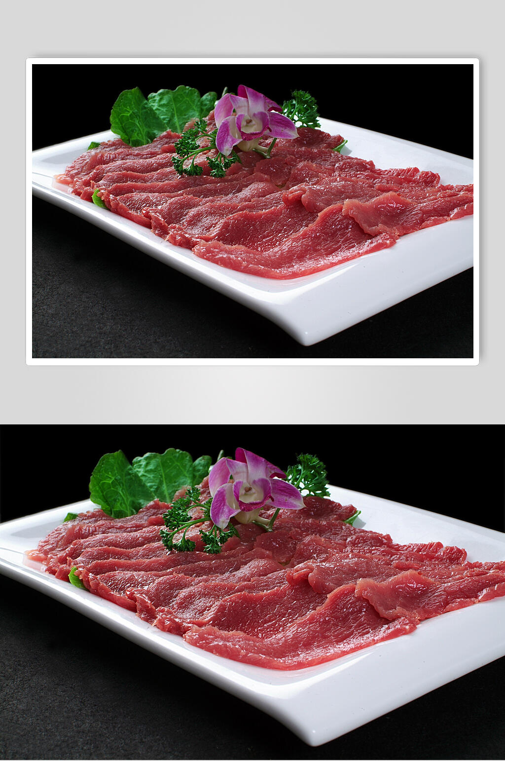 荤菜手切牛肉美食图片素材