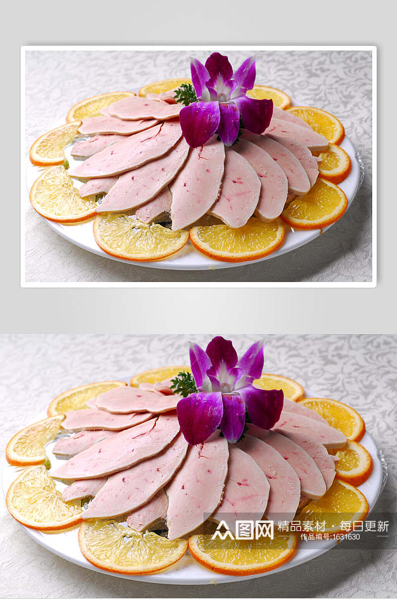 新菜系列法国鹅肝美食食品高清图片素材